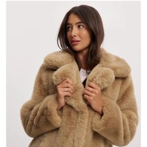 Noize faux fur Savannah coat